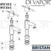 Bristan Blitz Bath Taps Spares